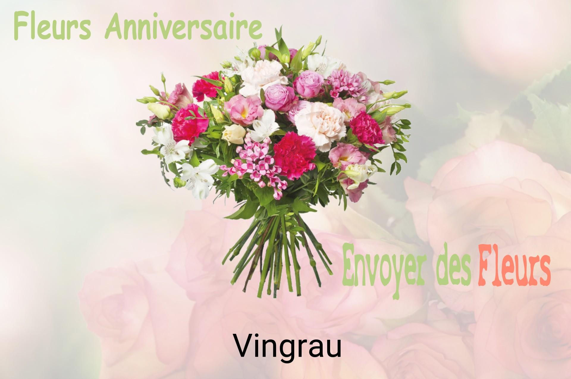 Bouquet de fleurs d’anniversaire livré à Vingrau